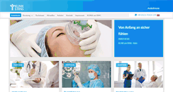 Desktop Screenshot of anaesthesie.klinik-am-ring.de