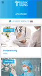 Mobile Screenshot of anaesthesie.klinik-am-ring.de